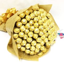 100 Ferraro Rocher Bouquet - Same Day Flowers