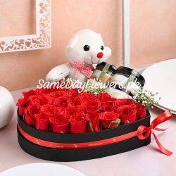 Flowers and Teddy Islamabad - SameDayFlowers.pk