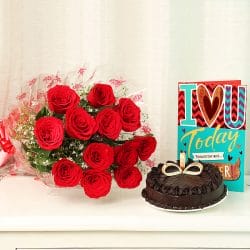 Anniversary Flowers and Cake Gujrat - SameDayFlowers.pk