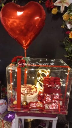 Buy Red Gift Box - Same Day Flowers