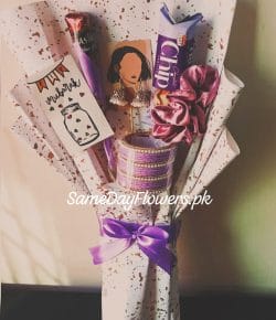 Eid Mubarak Flower Bouquet Pakistan - SameDayFlowers.pk