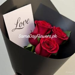 Red Roses with Love Lahore - SameDayFlowers.pk